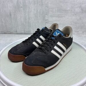 Adidas Samoa Shoes Mens 12 Black White Gum Sole Athletic Sneakers C77038